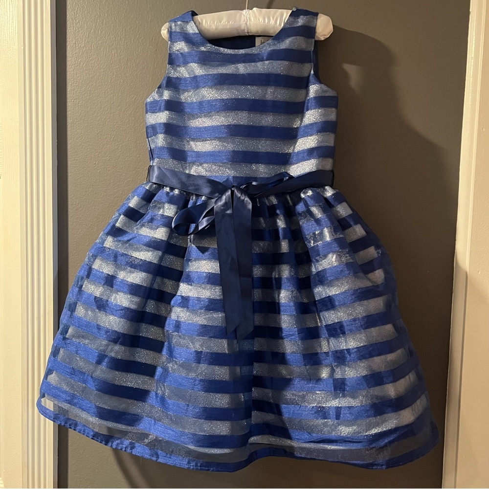 Girls Navy Blue Dress
